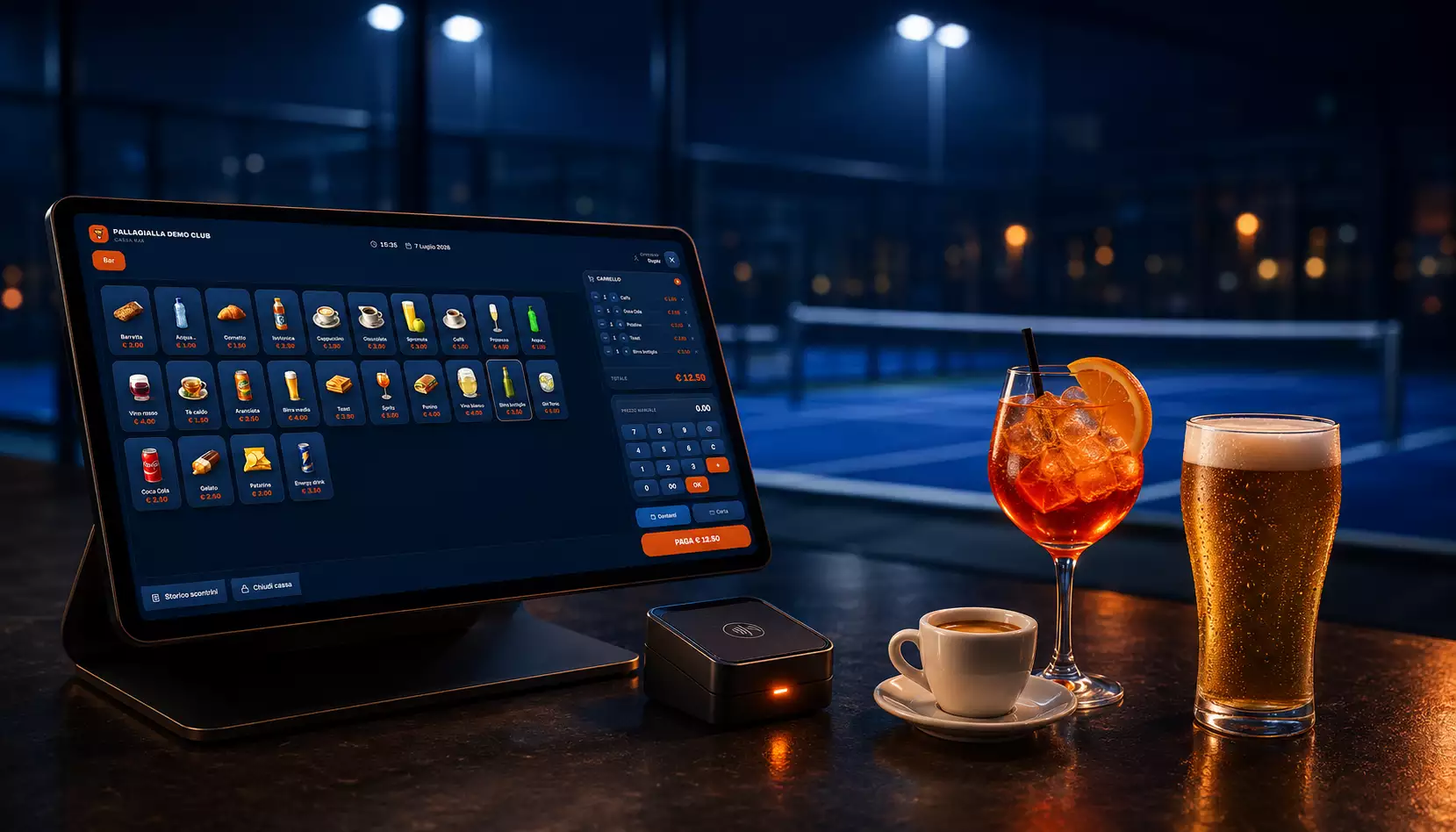 Cassa Bar del circolo padel: porta il bar dentro il gestionale
