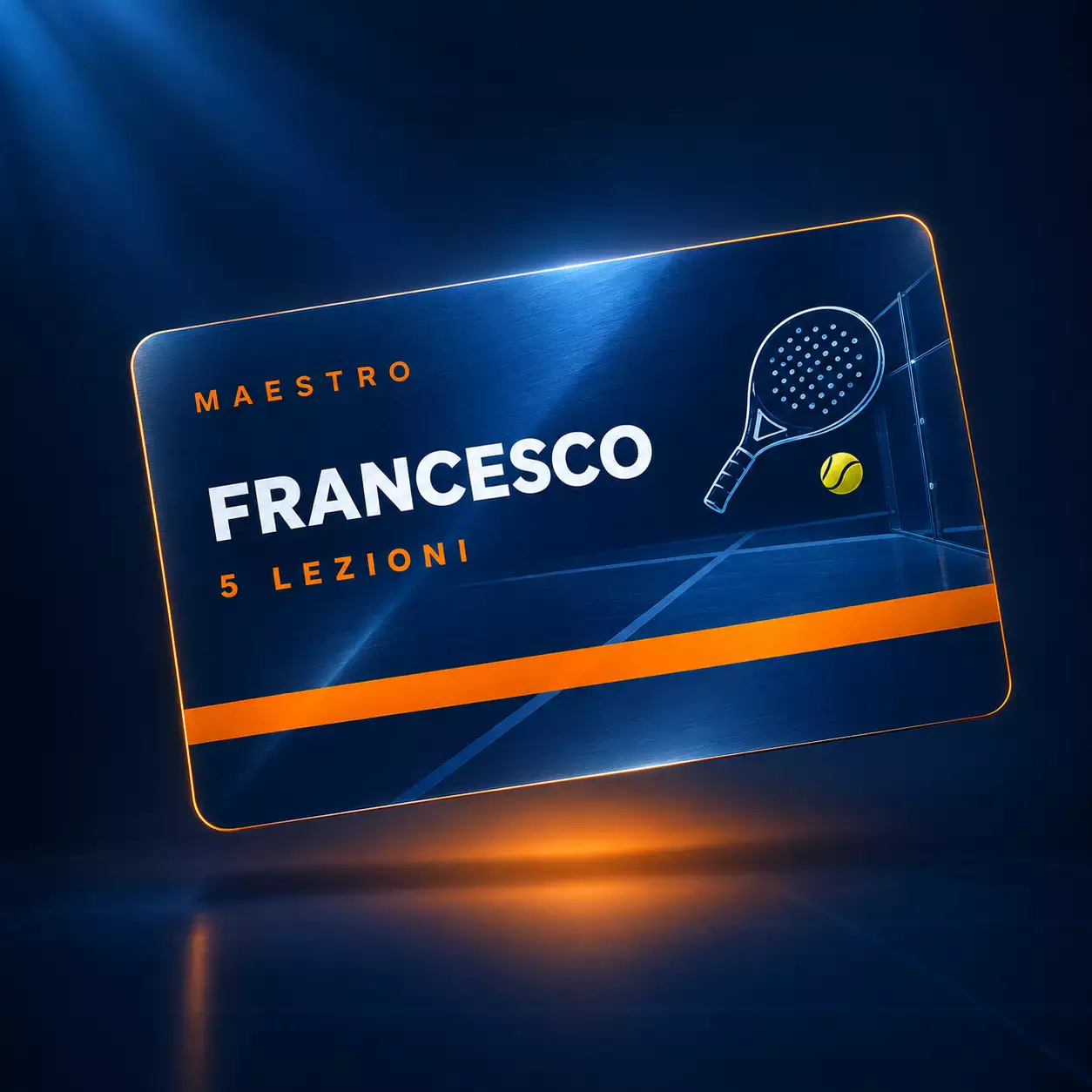 Card del maestro: pacchetto di 5 lezioni valido solo con quel maestro