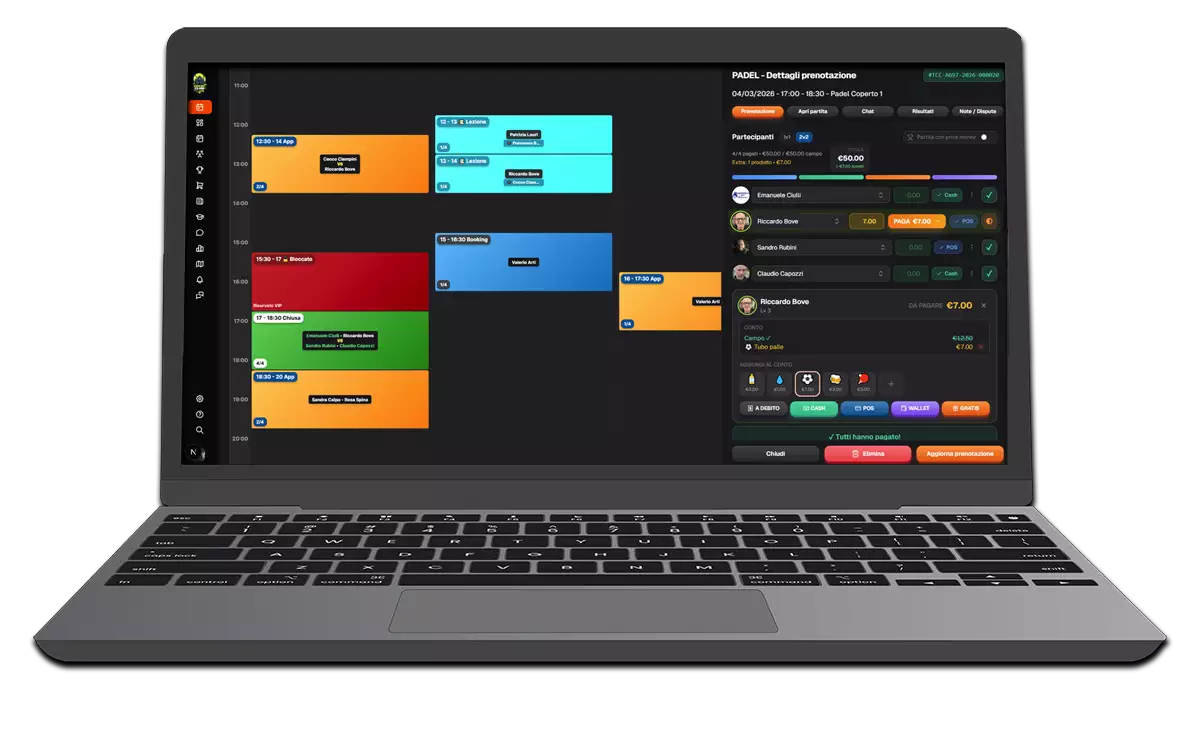 PallaGialla Dashboard